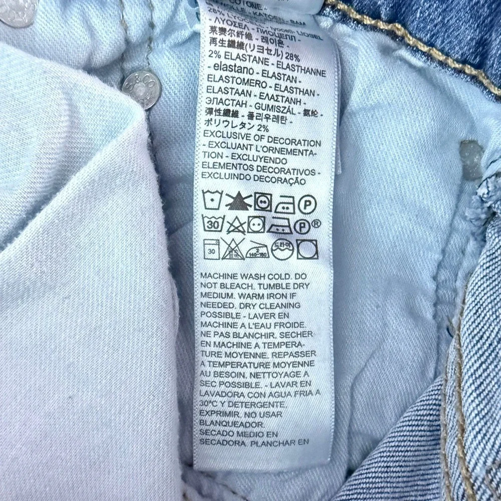 Levi's 512 Slim Taper Jeans Mens 31x30 Light Wash Blue Denim Stretch Levis